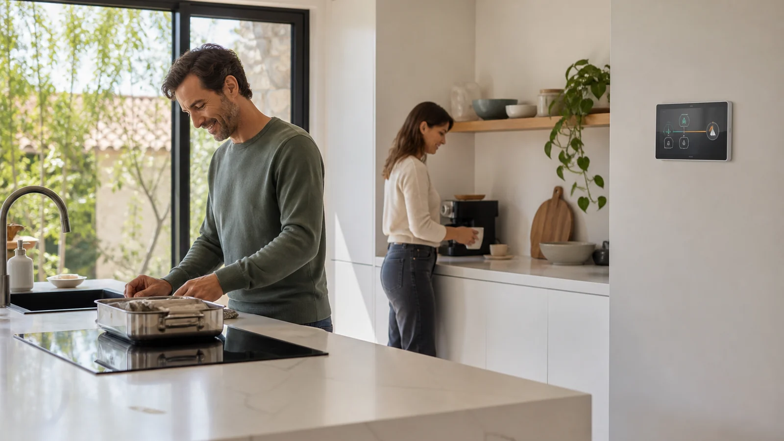 Foyer utilisant son électricité solaire en journée